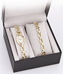Timex UG0086 Ladies Watch Gift Box Set with Gold Bracelet
